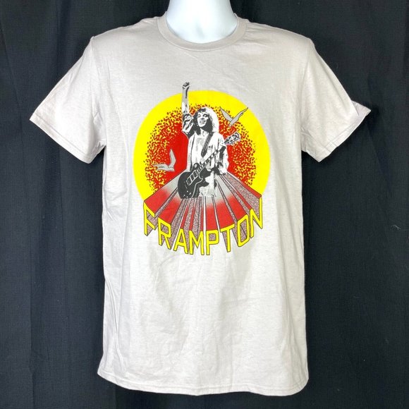 Peter Frampton 70s Rock Guitar Retro Throwback M T-Shirt Medium 39x28 - Picture 2 of 4